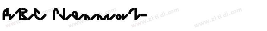 ABC Nonmal字体转换